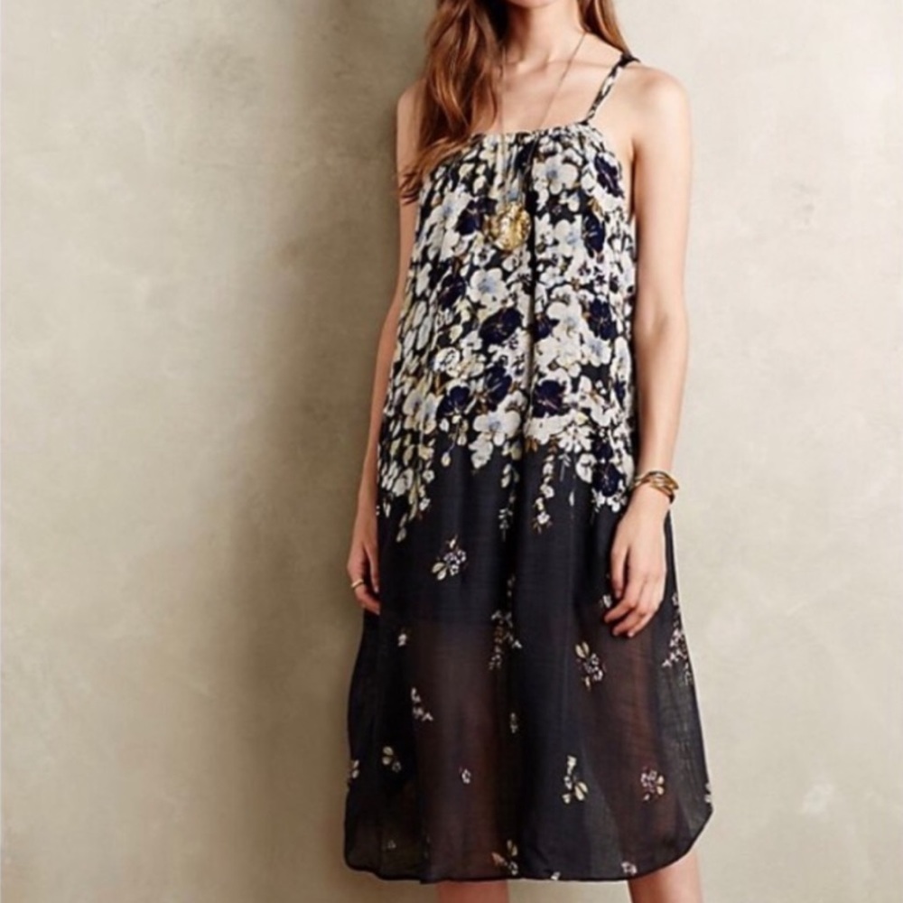 Anthropologie Lilka Crochet T Back Dress